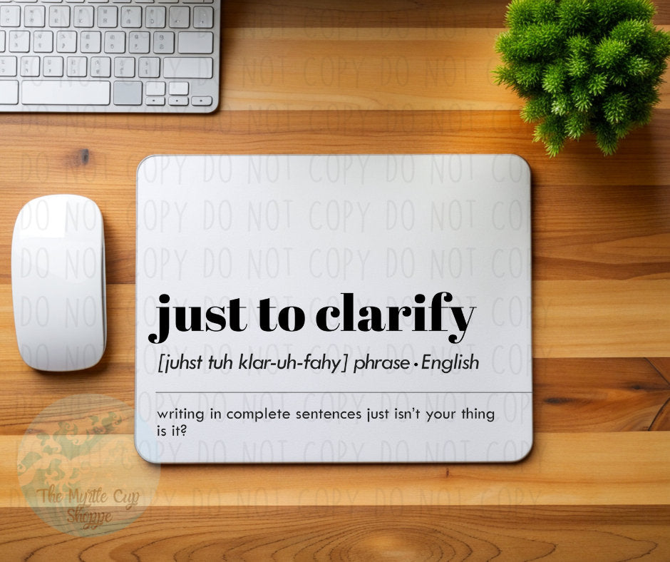 Office Mouse Pad Mouse Pad | Desk Accessory by Coastal Designs SC