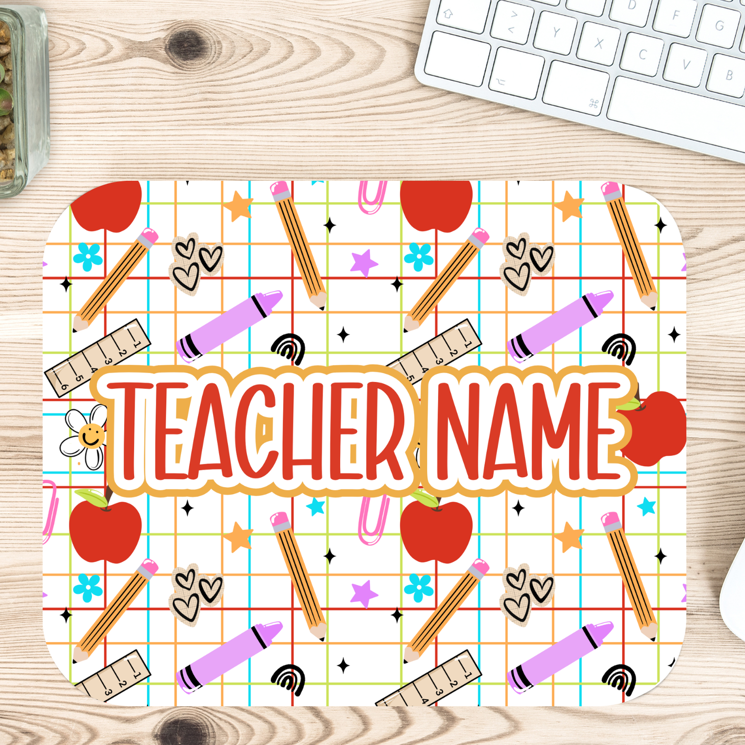 Teacher Mouse Pad | Desk Accessory | Office Gift