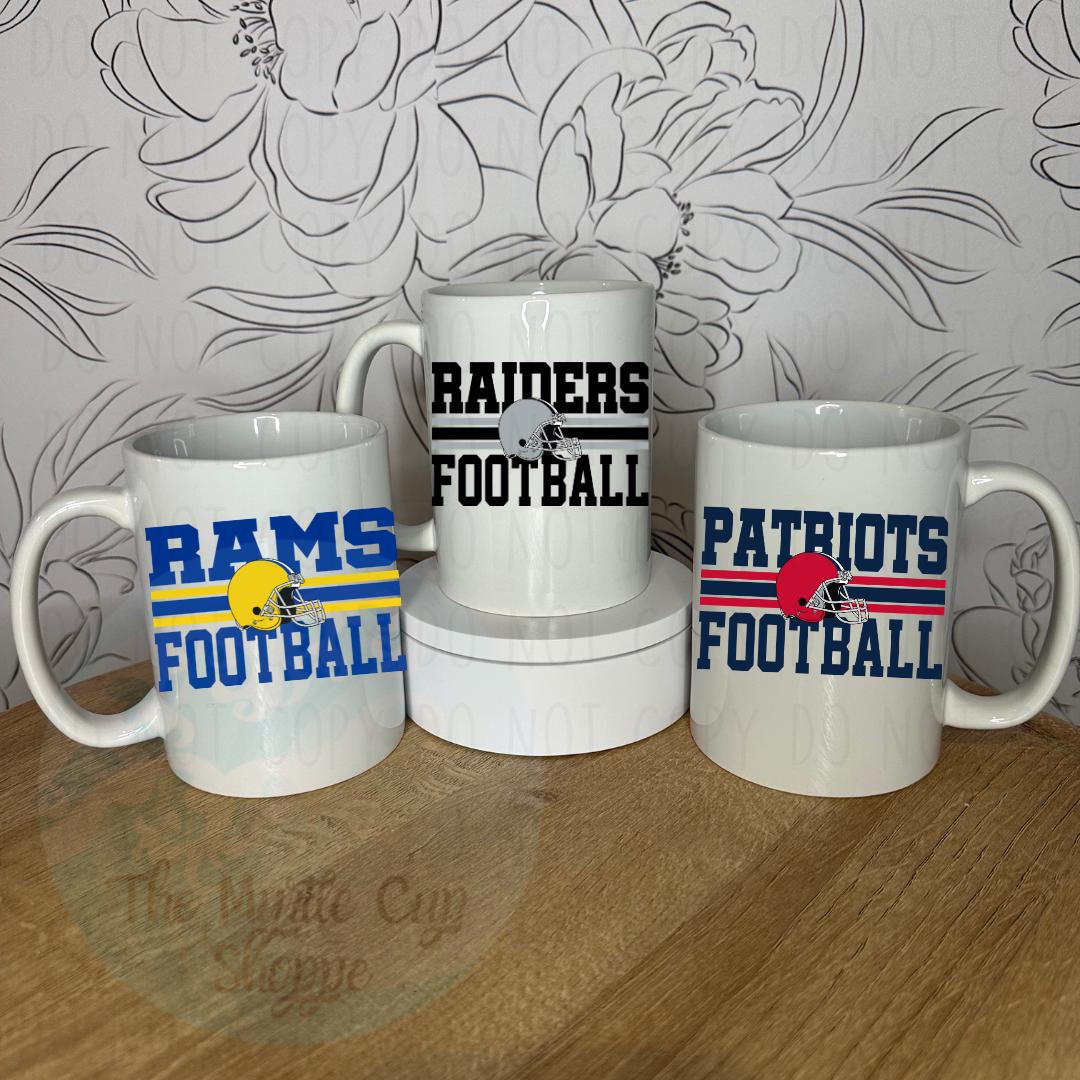 NFL Team Mug - ALL TEAMS Coffee Mug | Funny Gift Mug by Coastal Designs SC
