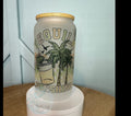 Tequila and Sunshine 16 oz Glass Mason Cup Tumbler | Insulated Trav by Coastal Designs SC