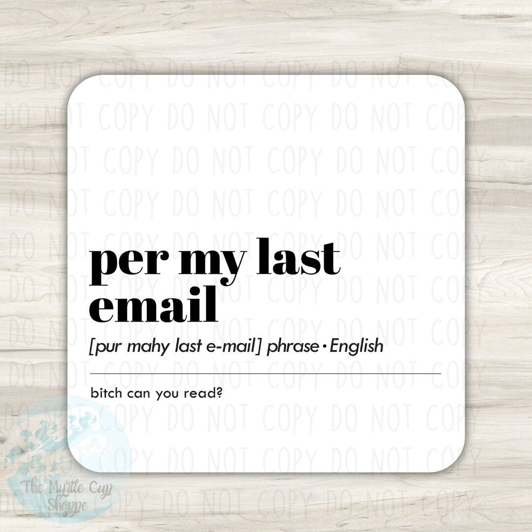 Office Desk Coasters Coaster | Desk Coaster Gift by Coastal Designs SC