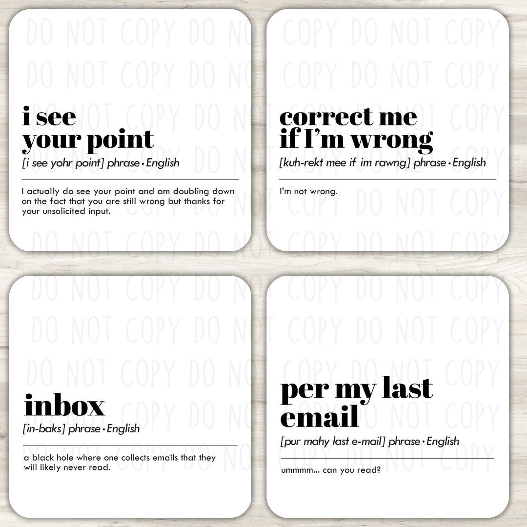 Office Desk Coasters Coaster | Desk Coaster Gift by Coastal Designs SC
