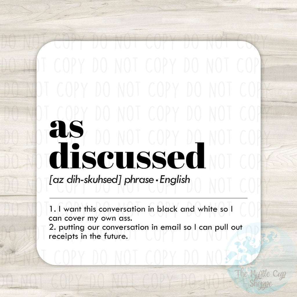 Office Desk Coasters Coaster | Desk Coaster Gift by Coastal Designs SC