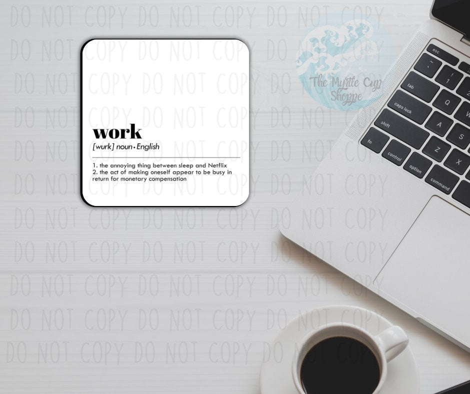 Office Desk Coasters Coaster | Desk Coaster Gift by Coastal Designs SC