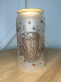 16 oz Glass Mason Cup Morning Brew Glass Cup | Iced Coffee Cup by Coastal Designs SC