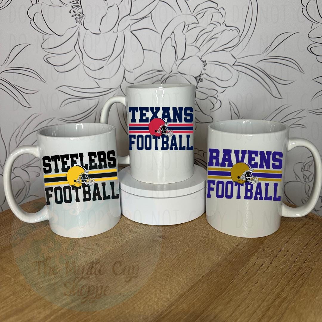 NFL Team Mug - ALL TEAMS Coffee Mug | Funny Gift Mug by Coastal Designs SC