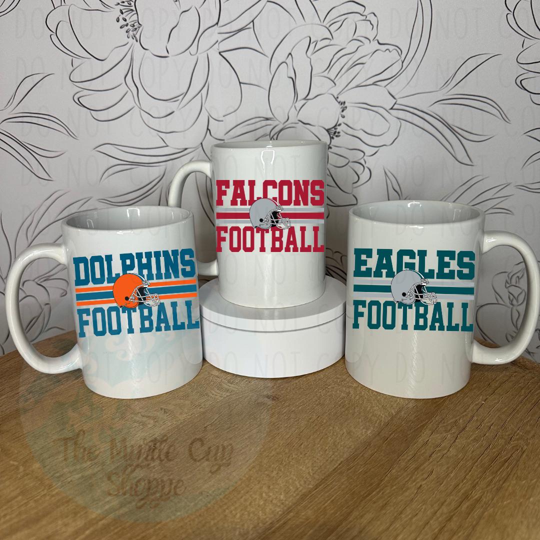 NFL Team Mug - ALL TEAMS Coffee Mug | Funny Gift Mug by Coastal Designs SC