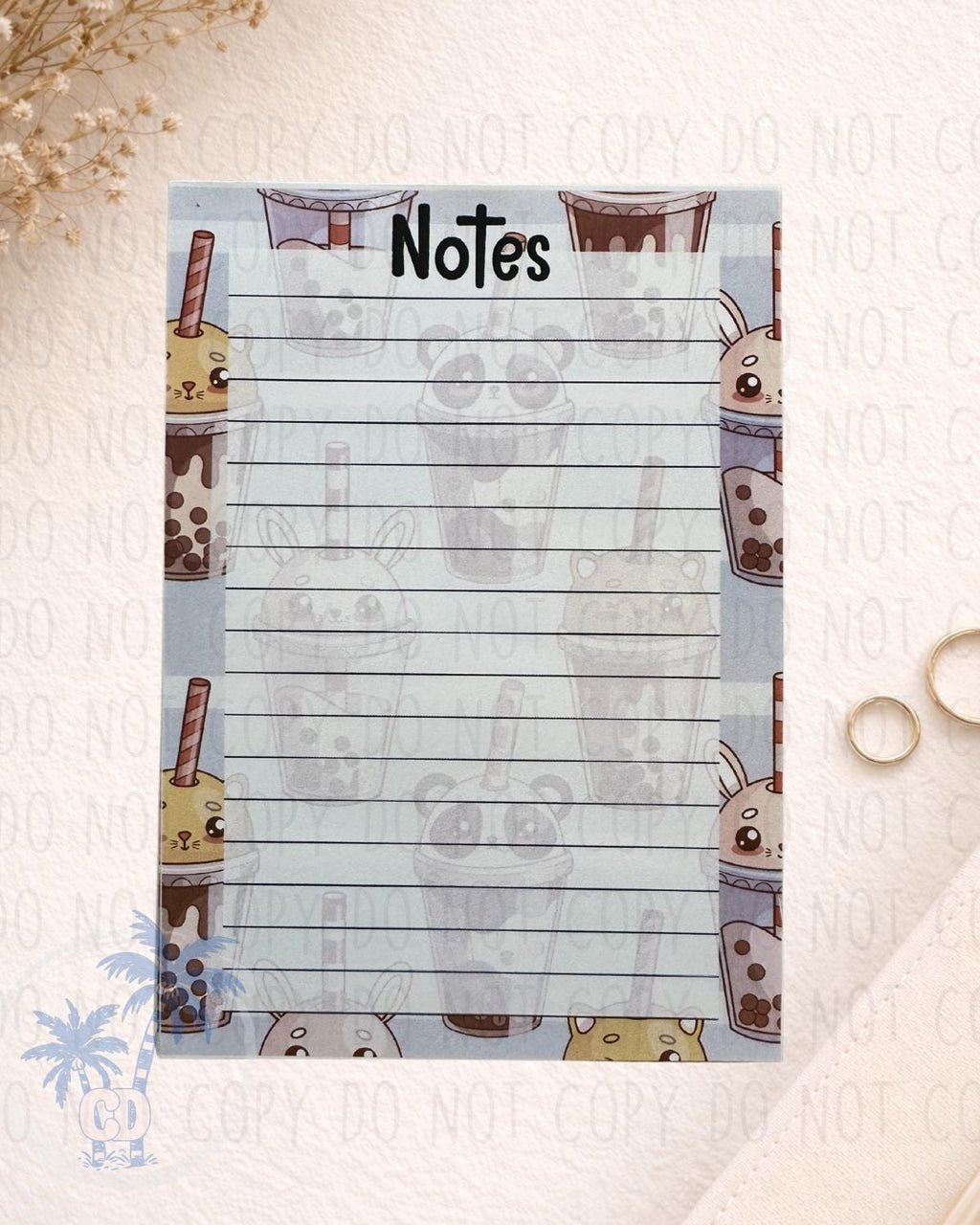 Handmade Notepad Various Designs (25 Pages) | Handmade Gift by Coastal Designs SC