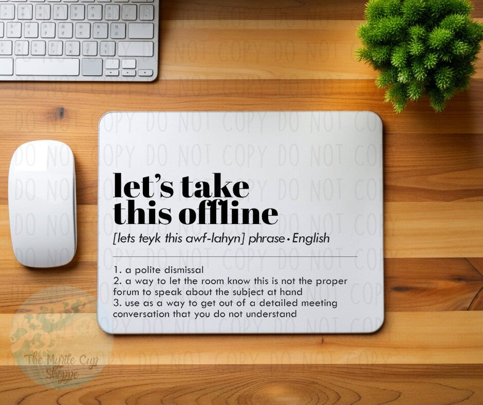 Office Mouse Pad Mouse Pad | Desk Accessory by Coastal Designs SC