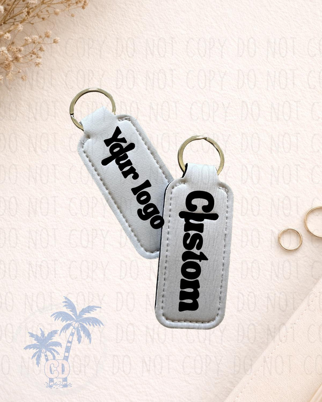 Custom Lip Balm KeyChain Keychain | Small Gift by Coastal Designs SC