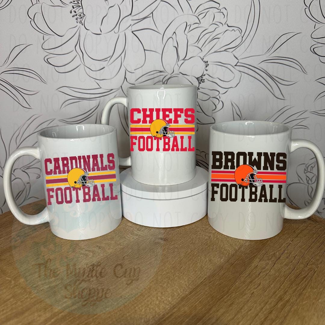 NFL Team Mug - ALL TEAMS Coffee Mug | Funny Gift Mug by Coastal Designs SC