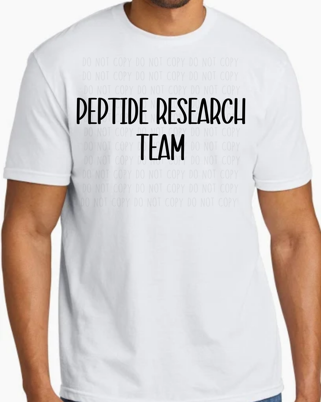 Unisex Peptide Research Team T-Shirt | Handmade Gift | Coastal Designs SC