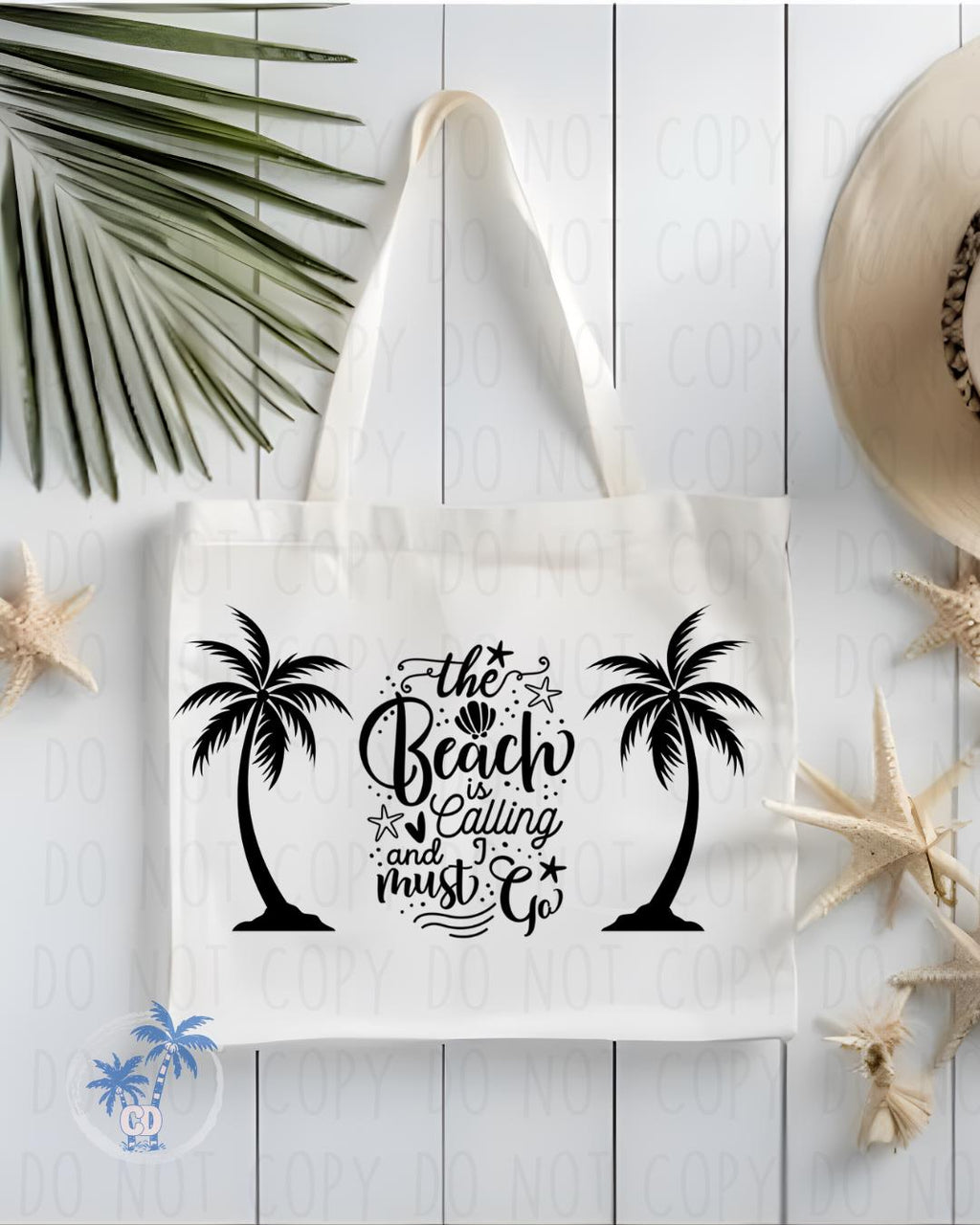 Beach Tote Bag Tote Bag | Reusable Canvas Bag by Coastal Designs SC