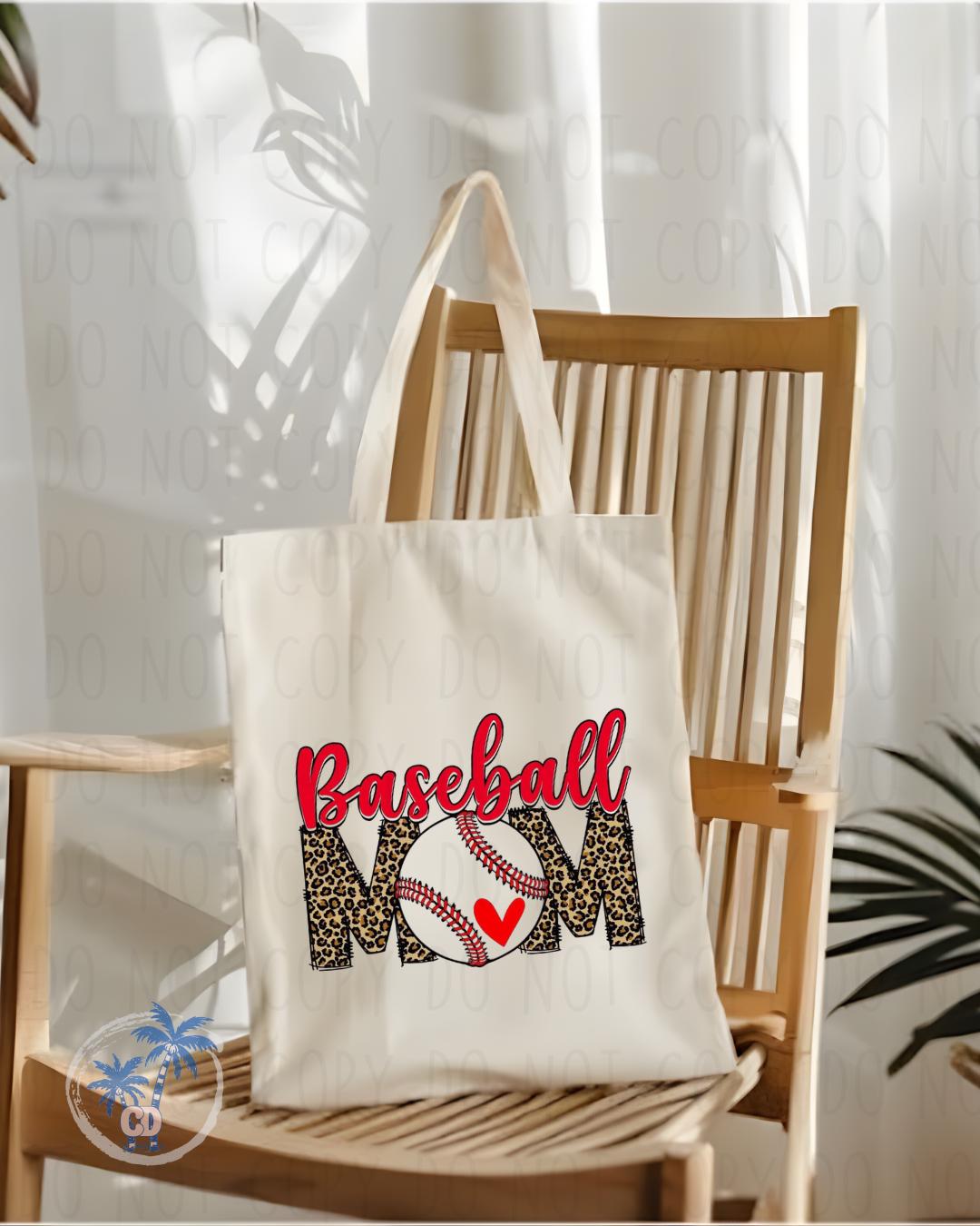 Sports Mom Tote Bag Tote Bag | Reusable Canvas Bag by Coastal Designs SC