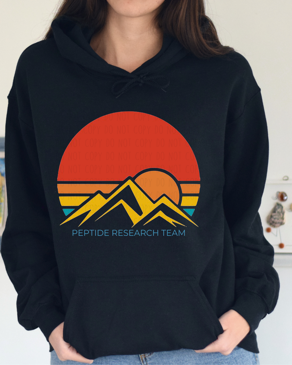 Peptide Research Team Hoodie | Handmade Gift | Coastal Designs SC