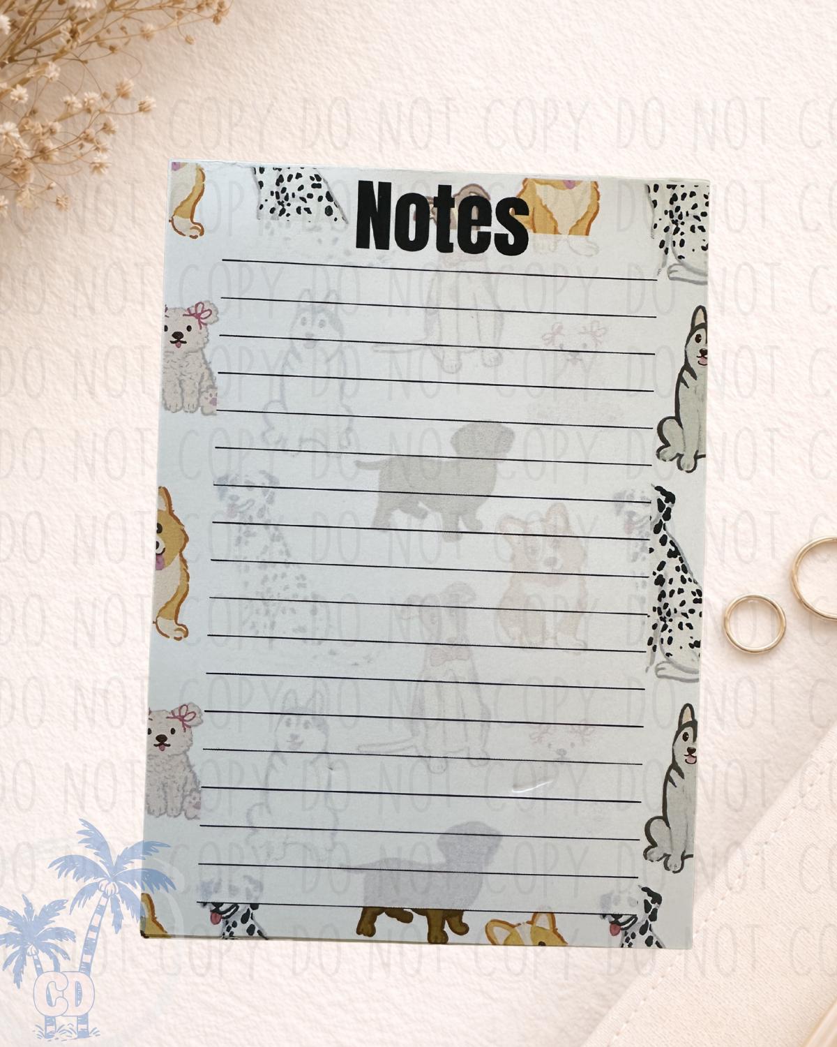 Handmade Notepad Various Designs (25 Pages) | Handmade Gift by Coastal Designs SC