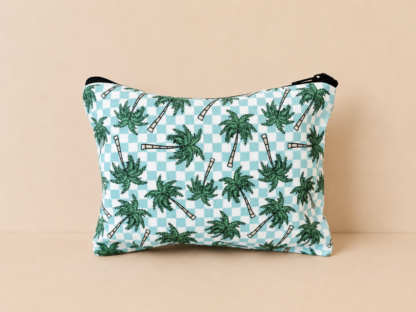 Canvas Zipper Pouch |  Makeup Bag | Pencil Pouch | Cosmetic Travel Bag Toiletry Organizer