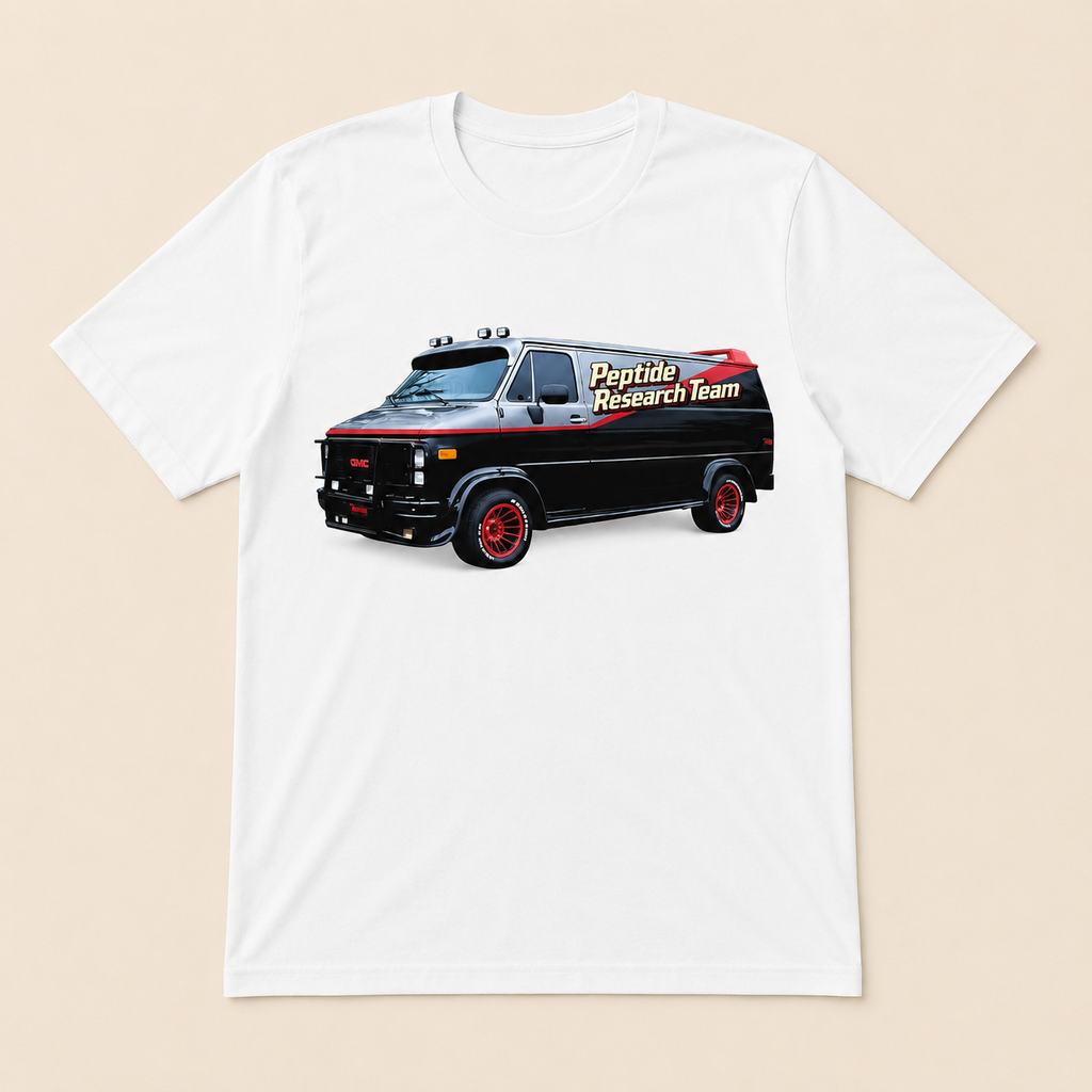 Unisex Peptide Research Team Van T-Shirt | Handmade Gift | Coastal Designs SC