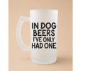 Funny Frosted Beer Mug | Beer Lover Gift by Coastal Designs SC