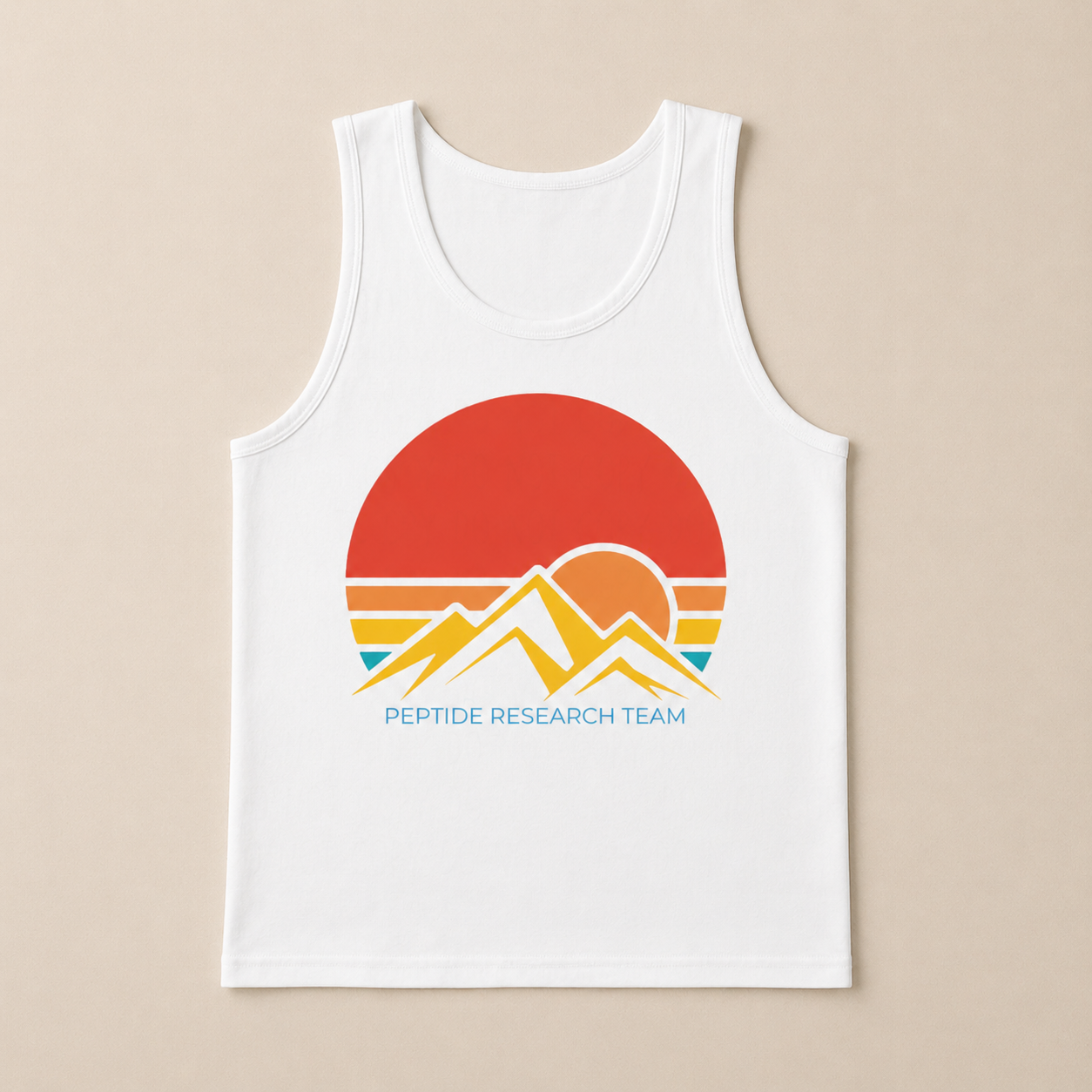 Men's Peptide Research Team Tank | Handmade Gift by Coastal Designs SC