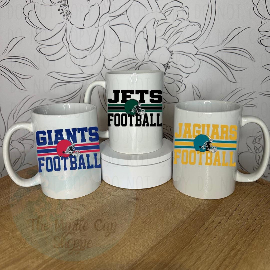 NFL Team Mug - ALL TEAMS Coffee Mug | Funny Gift Mug by Coastal Designs SC