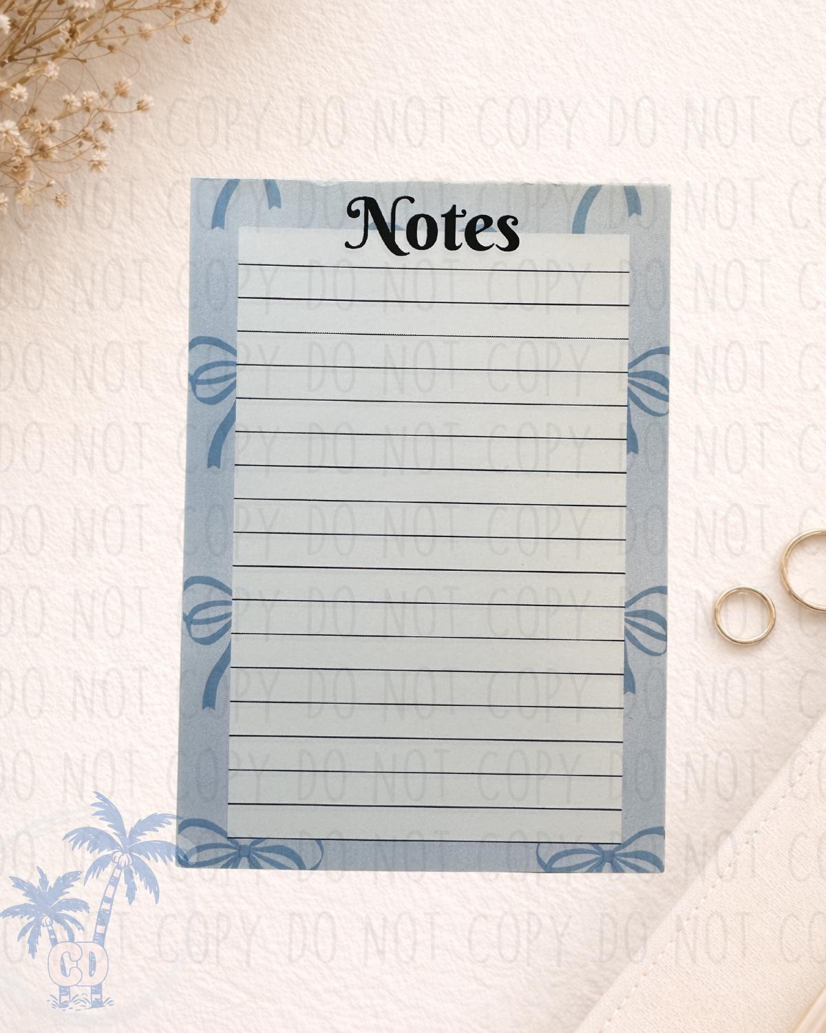 Handmade Notepad Various Designs (25 Pages) | Handmade Gift by Coastal Designs SC