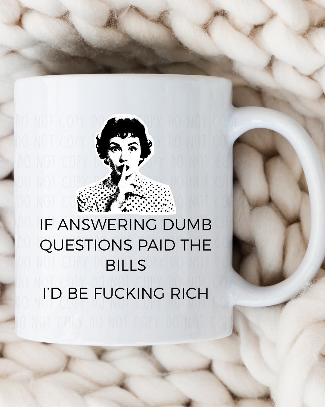 Funny Rich Mug - 15 oz Coffee Mug | Funny Gift Mug by Coastal Designs SC