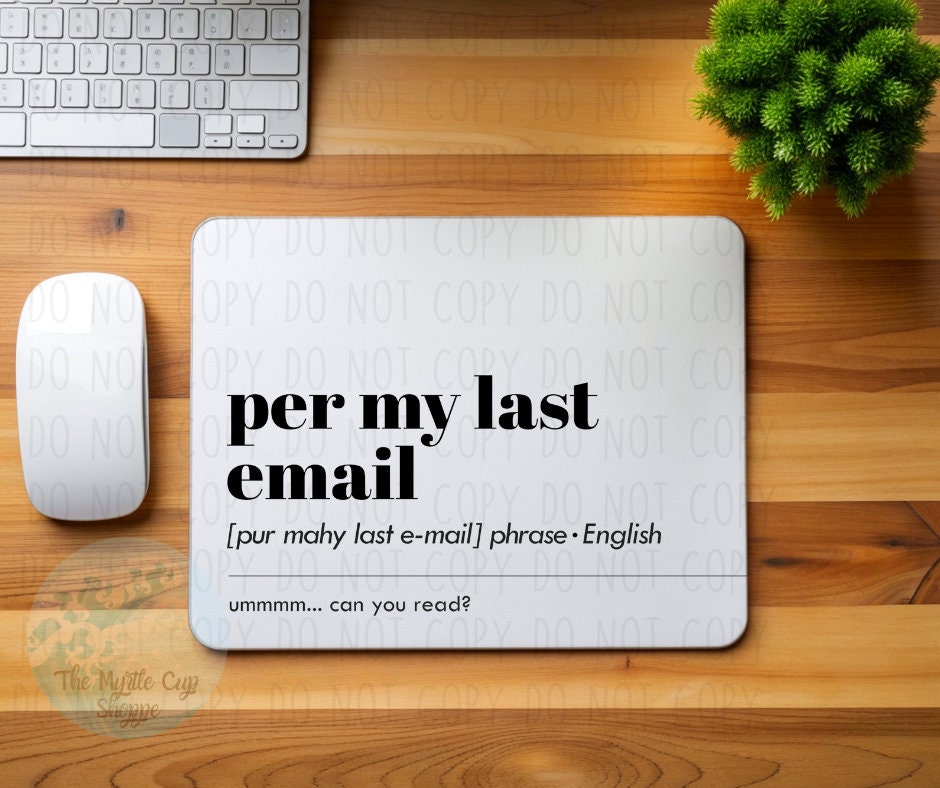 Office Mouse Pad Mouse Pad | Desk Accessory by Coastal Designs SC