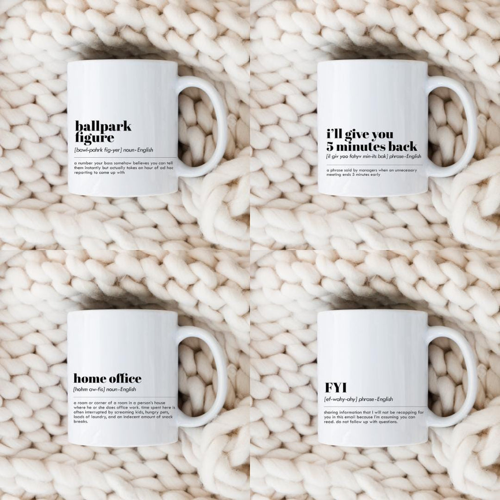 Office Phrase Mugs Coffee Mug | Funny Gift Mug by Coastal Designs SC