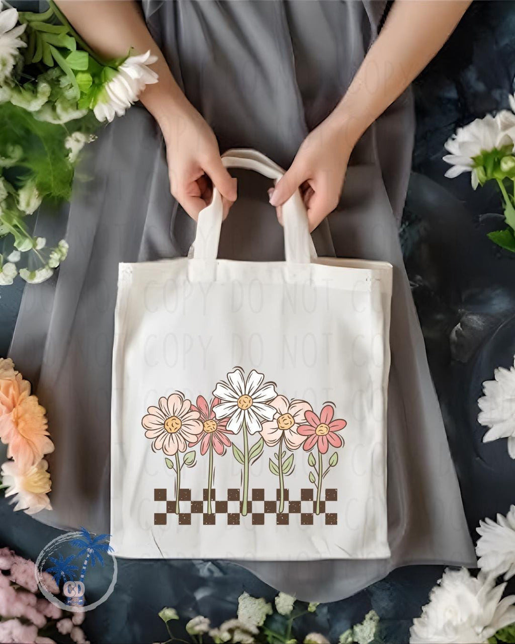 Seasonal Tote Bag Tote Bag | Reusable Canvas Bag by Coastal Designs SC