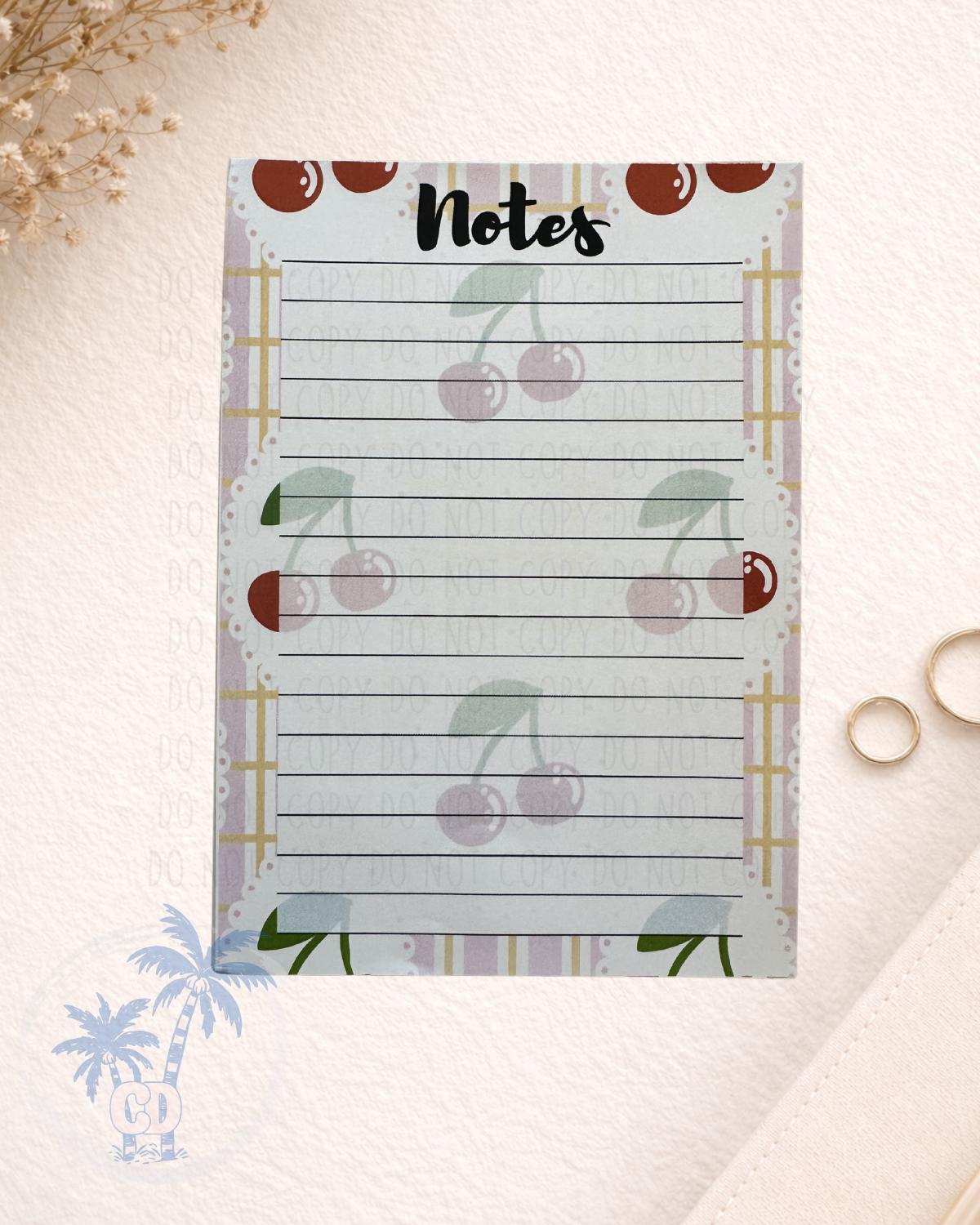 Handmade Notepad Various Designs (25 Pages) | Handmade Gift by Coastal Designs SC